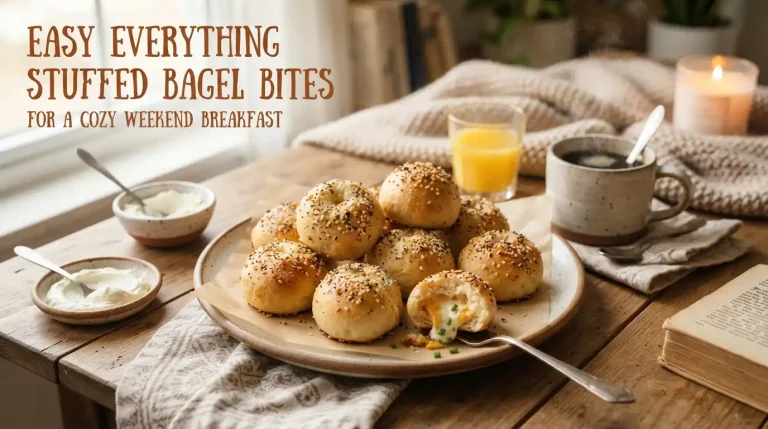Easy Everything Stuffed Bagel Bites for a Cozy Weekend Breakfast